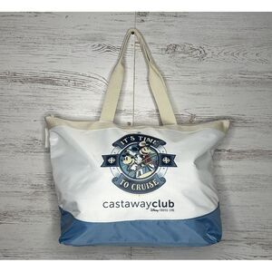 NWT Disney Cruise Line 25th Anniversary Castaway Club Tote Bag Time To Cruise